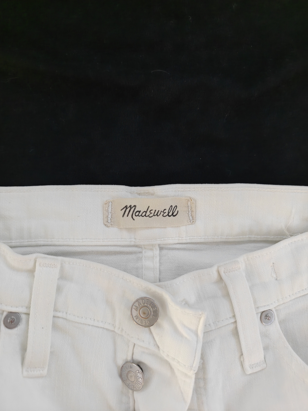 Madewell White High-Rise Women's Jeans